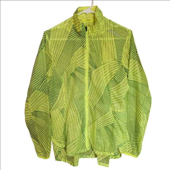 BROOKS RUN HAPPY DRIFT SHELL LIGHTWEIGHT WINDBREAKER JACKET SIZE MED WOMENS - Picture 1 of 10